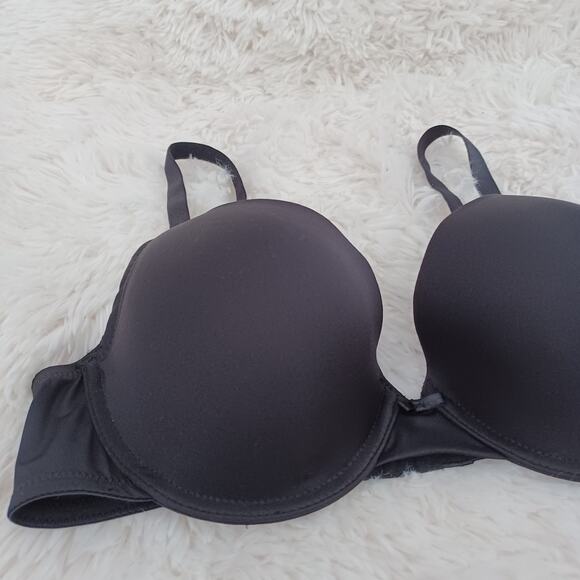 Maidenform Wired Push-Up Black Bra Size 38C - Picture 2 of 5